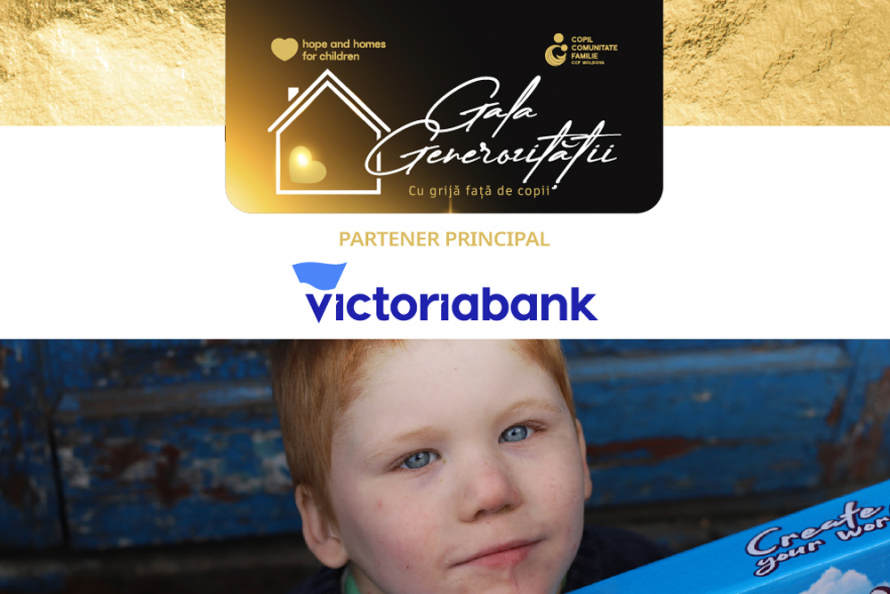 Victoriabank, partener principal al Galei Generozității pentru al șaptelea an consecutiv