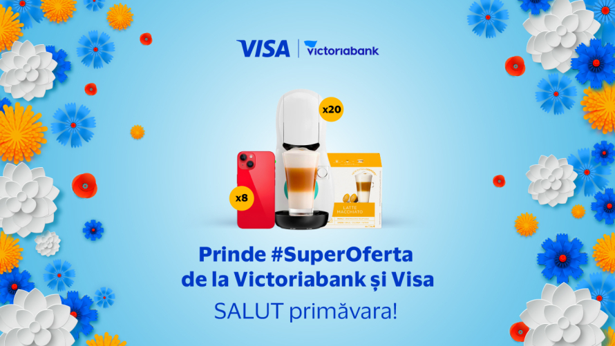 Victoriabank: SALUTă primăvara și trăiește-ți viața din plin!