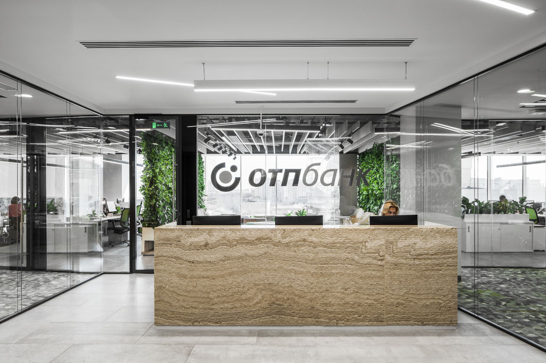 (foto) Noul birou OTP Bank din Rusia – în stil eco si în armonie cu natura