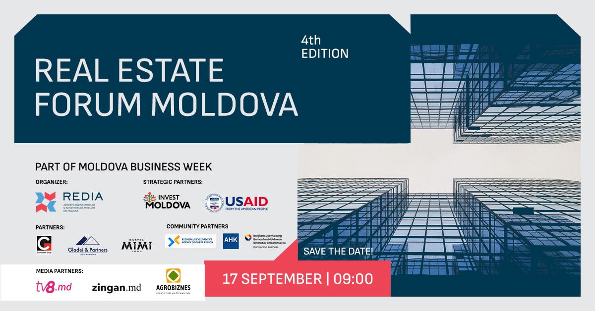 Moldova Real Estate Forum 2024 – investitii si solutii imobiliare sustenabile în context european