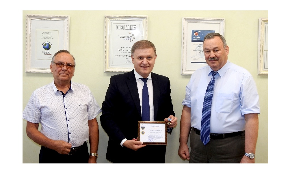 Cea mai înalta distinctie sindicala pentru Presedintele Moldova Agroindbank