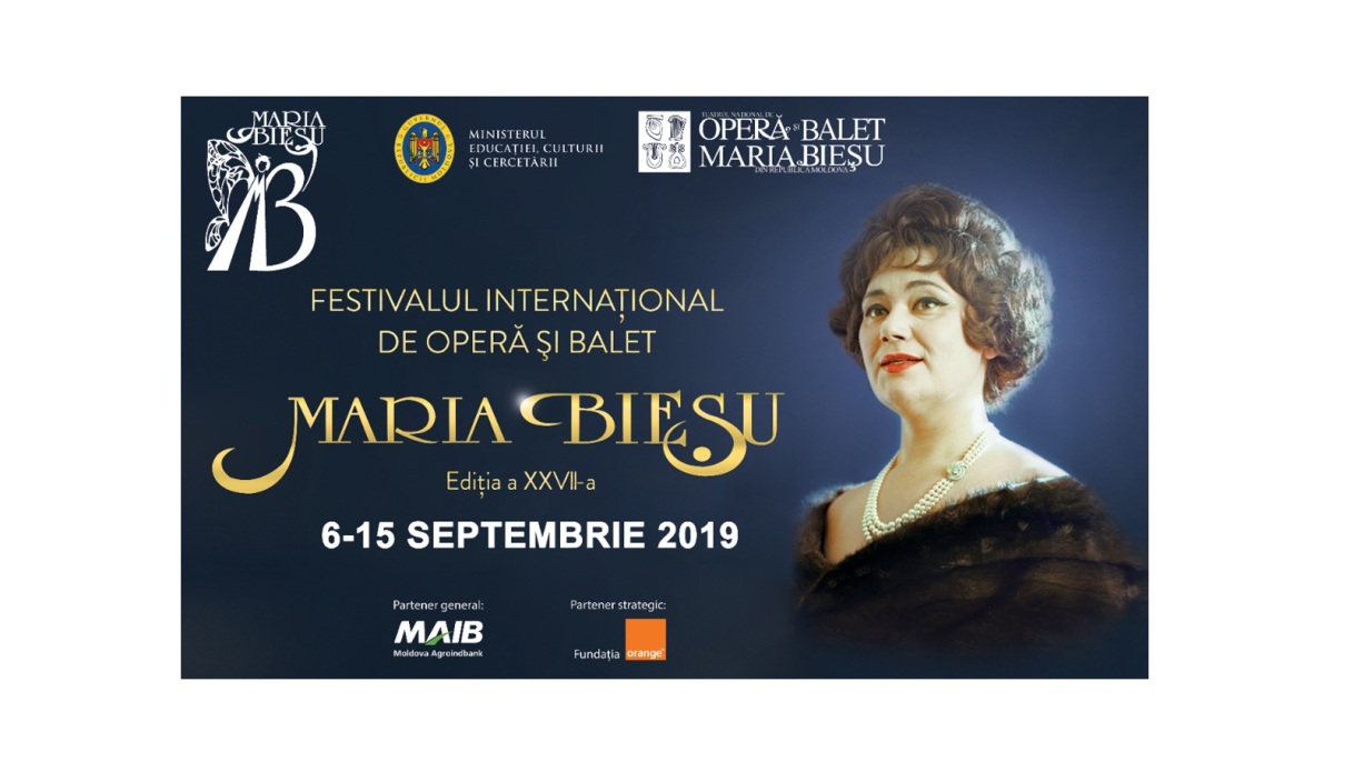 Un regal de opera si balet se anunta la noua editie a Festivalului International “Maria Biesu”, sprijinita de Moldova Agroindbank
