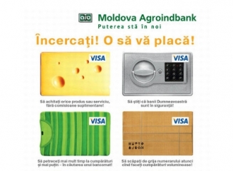 Moldova Agroindbank si Visa dau start campaniei promotionale „Încercati! O sa va placa!”