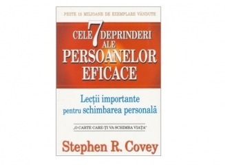Cartea recomandata: Cele 7 deprinderi ale persoanelor eficace (Stephen R. Covey)