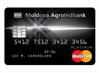 Moldova Agroindbank a prezentat cardul bancar “Platinum”