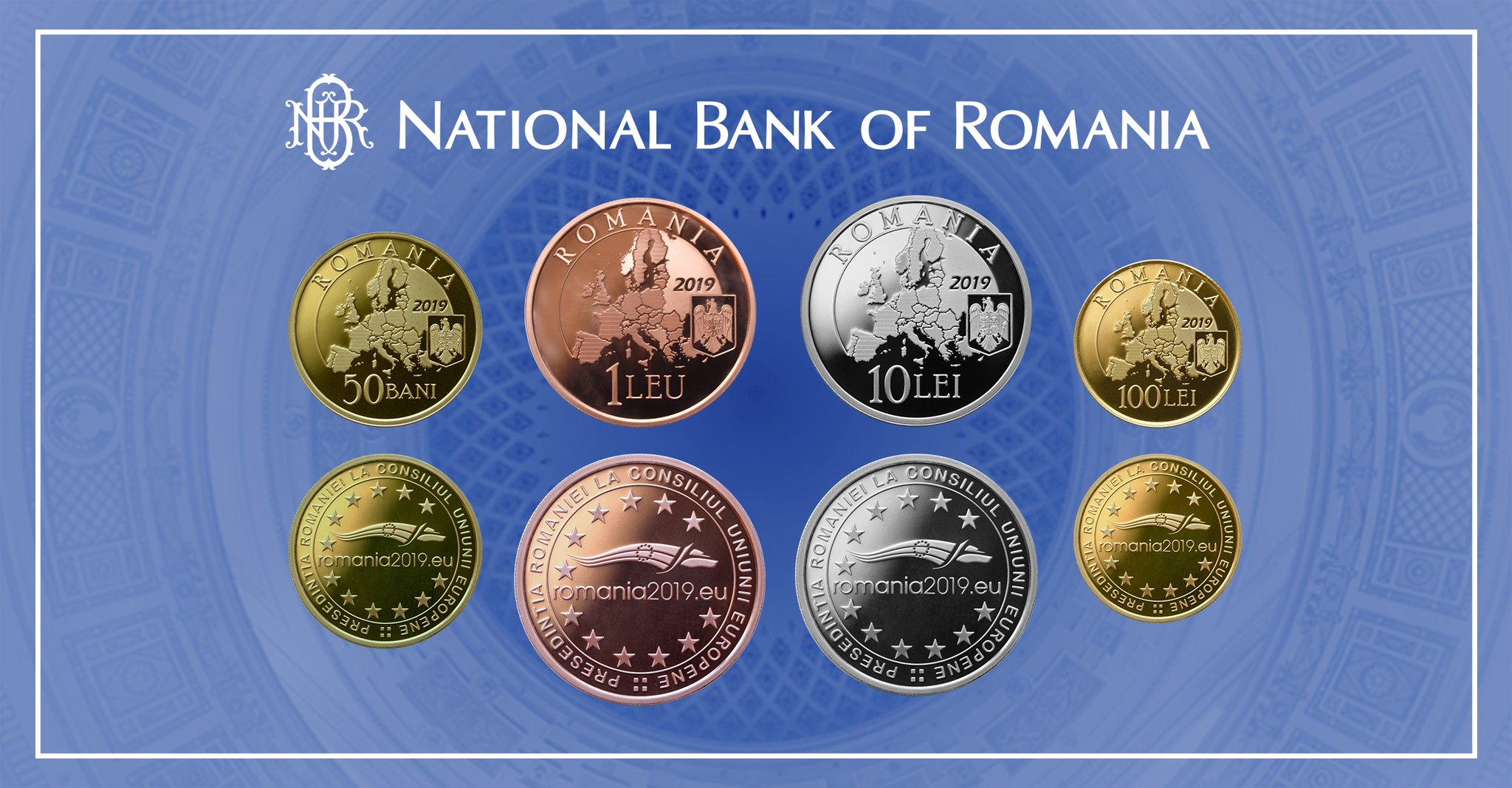 BNR lanseaza monede dedicate preluarii de catre România a Presedintiei Consiliului UE