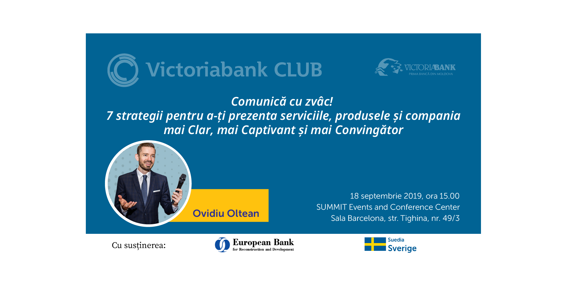 Un nou sezon al evenimentelor Victoriabank CLUB