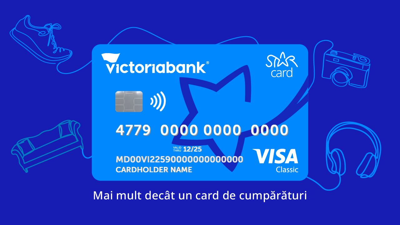 Fii STAR la shopping! Obtine puncte cu STAR Card de la Victoriabank pentru cumparaturi! Peste un milion de puncte au fost deja acordate!