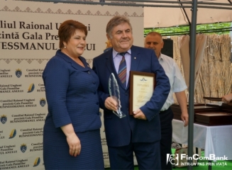 (foto) FinComBank a fost premiat pentru sustinerea neconditionata oferita Întreprinderilor Mici si Mijlocii