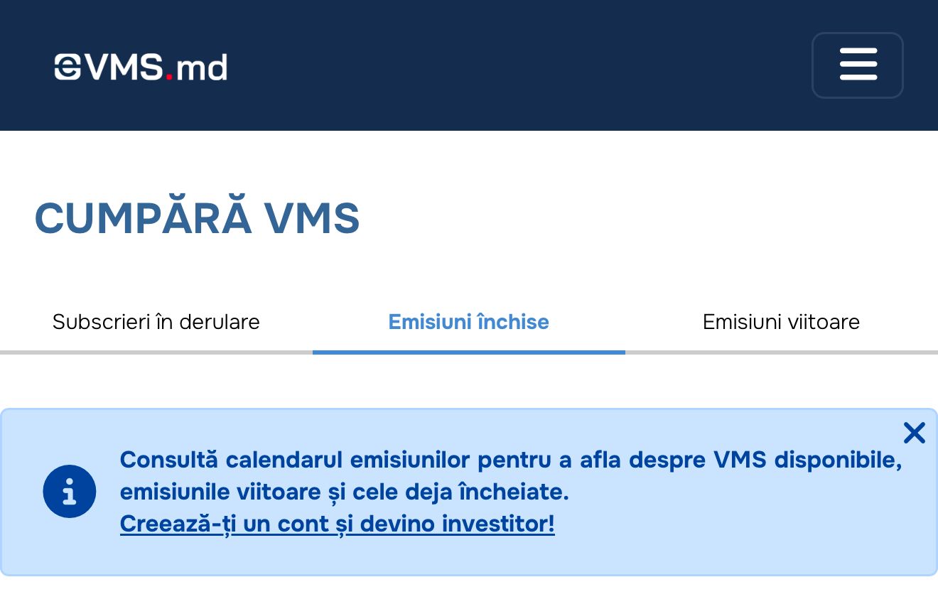 Investitii de peste 150 de milioane de lei în a doua emisie pe platforma eVMS