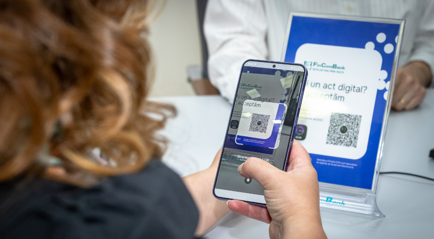 O noua optiune pentru clientii FinComBank: actele pot fi prezentate din EVO