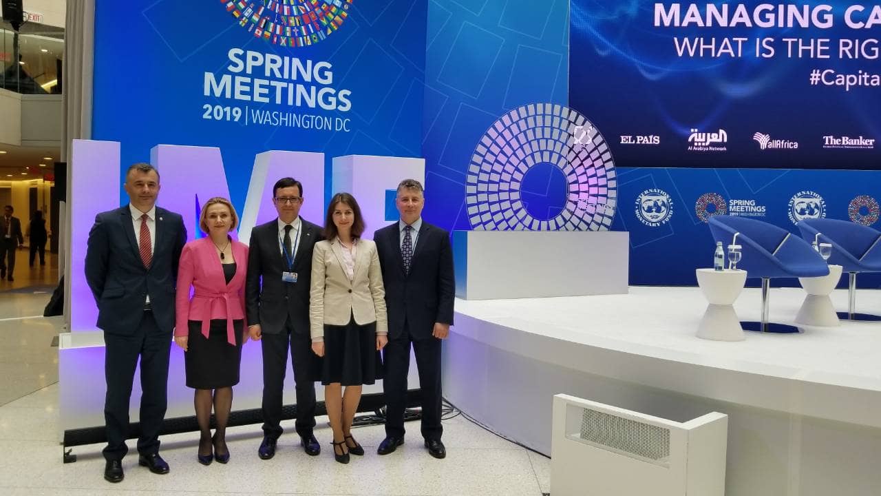 Conducerea BNM a participat la Washington la sedintele de primavara ale FMI si Bancii Mondiale