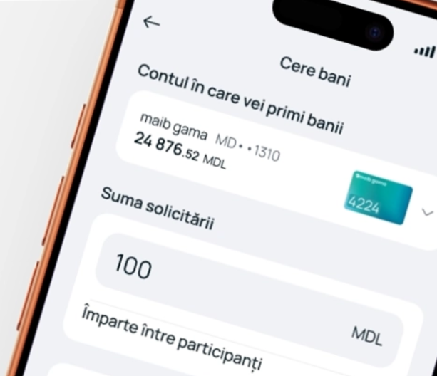 Maib schimba functia „Cere bani”: poti împarti nota de plata cu mai multe persoane dintr-o singura solicitare