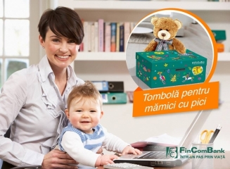 Ultimele 5 boxe cu produse destinate copiilor au fost puse în joc de FinComBank. Participa la tombola si câstiga una din ele!