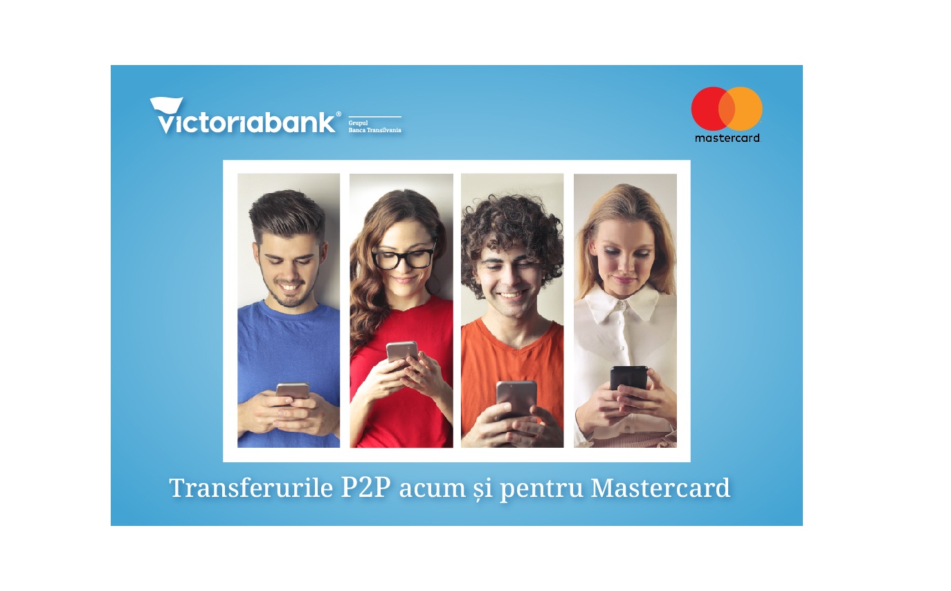 Victoriabank – transferurile P2P posibile si de pe cardurile Mastercard spre orice card emis de alta banca