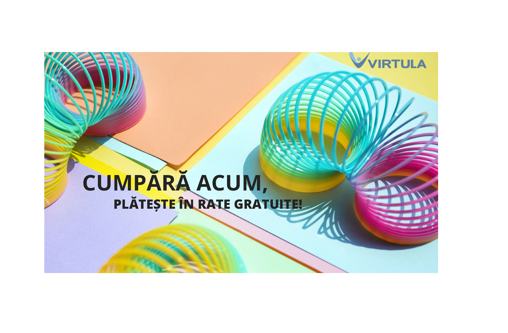 Virtula lanseaza cea mai flexibila metoda de a face cumparaturi – în 3 rate gratuite